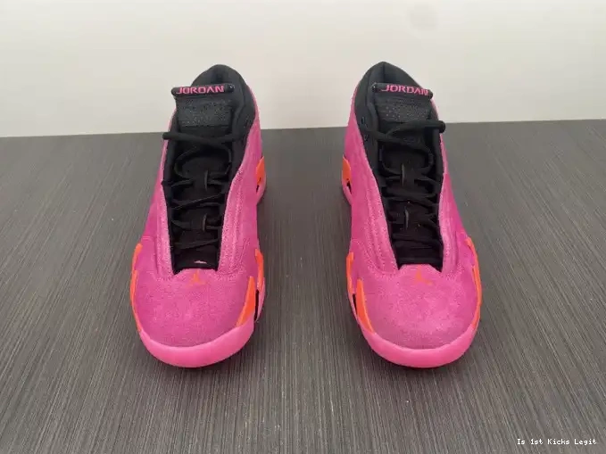 14 (W) Low Jordan DH4121-600 Retro Pink Shocking 0529